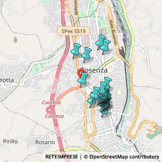 Mappa Via Pasquale Rebecchi, 87100 Cosenza CS, Italia (0.8695)