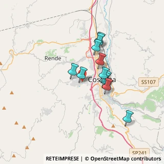 Mappa Via M .Preti, 87100 Cosenza CS, Italia (3.00727)