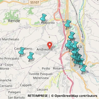 Mappa Via M .Preti, 87100 Cosenza CS, Italia (2.56556)