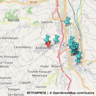Mappa Via M .Preti, 87100 Cosenza CS, Italia (2.3)