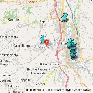 Mappa Via M .Preti, 87100 Cosenza CS, Italia (2.51063)