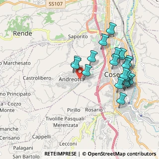 Mappa Via M .Preti, 87100 Cosenza CS, Italia (2.14556)