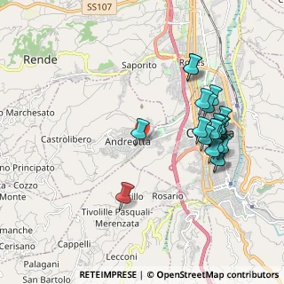 Mappa Via M .Preti, 87100 Cosenza CS, Italia (2.2585)