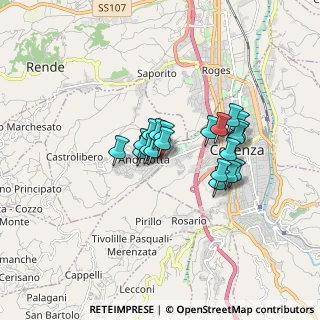 Mappa Via M .Preti, 87100 Cosenza CS, Italia (1.3305)