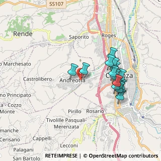Mappa Via M .Preti, 87100 Cosenza CS, Italia (1.83143)