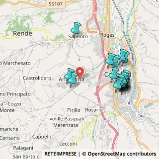 Mappa Via M .Preti, 87100 Cosenza CS, Italia (2.264)