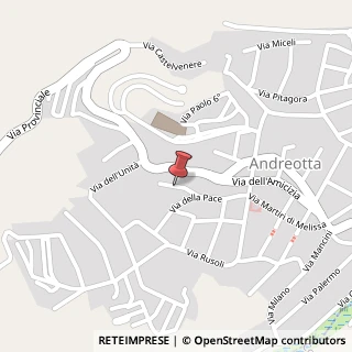 Mappa Via dell'Uguaglianza, 87040 Andreotta CS, Italia, 87040 Castrolibero, Cosenza (Calabria)