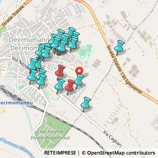 Mappa Via Romagna, 09033 Decimomannu CA, Italia (0.53333)