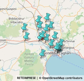 Mappa Via Romagna, 09033 Decimomannu CA, Italia (11.22056)