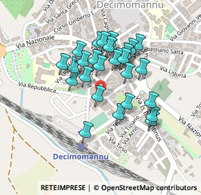 Mappa Via Aldo Moro, 09033 Decimomannu CA, Italia (0.2)