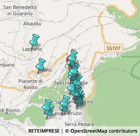 Mappa Via Roma, 87053 Celico CS, Italia (1.87778)