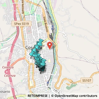 Mappa Piazza San Pio da Pietrelcina, 87100 Cosenza CS, Italia (0.9895)