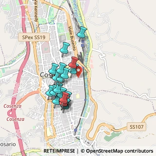 Mappa Piazza San Pio da Pietrelcina, 87100 Cosenza CS, Italia (0.862)