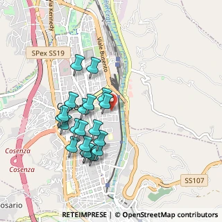 Mappa Piazza San Pio da Pietrelcina, 87100 Cosenza CS, Italia (0.956)