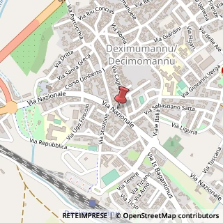 Mappa Via Nazionale, 28/a, 09033 Decimomannu, Cagliari (Sardegna)