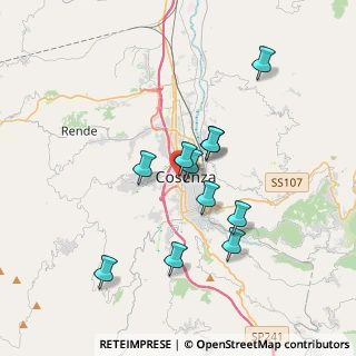 Mappa SS 19 delle Calabrie, 87100 Cosenza CS, Italia (3.39909)
