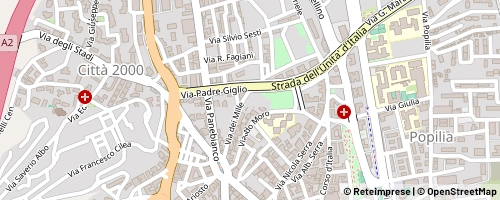 Mappa Cosenza