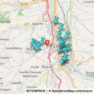 Mappa Via Kroton, 87100 Cosenza CS, Italia (1.6825)