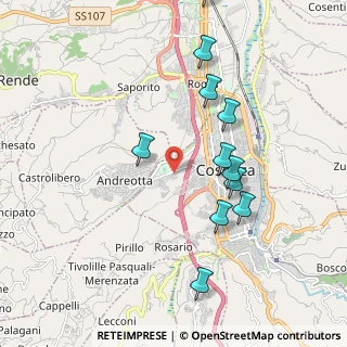 Mappa Via Kroton, 87100 Cosenza CS, Italia (2.22273)