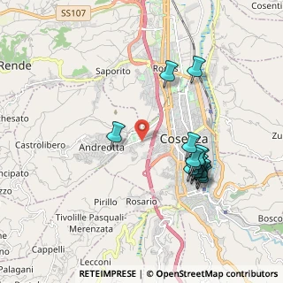 Mappa Via Kroton, 87100 Cosenza CS, Italia (2.074)