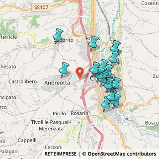 Mappa Via Kroton, 87100 Cosenza CS, Italia (1.78889)