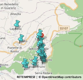 Mappa Via della Repubblica, 87053 Celico CS, Italia (1.97222)