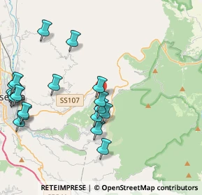 Mappa Via della Repubblica, 87053 Celico CS, Italia (5.4335)