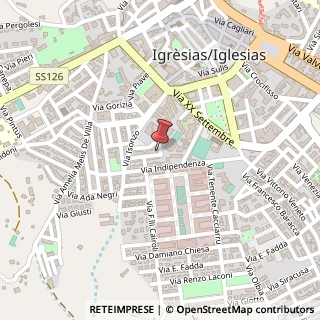 Mappa Via Enrico Toti, 31, 09016 Iglesias, Carbonia-Iglesias (Sardegna)