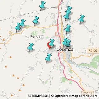 Mappa Via Bonifacio VIII, 87040 Castrolibero CS, Italia (4.96615)