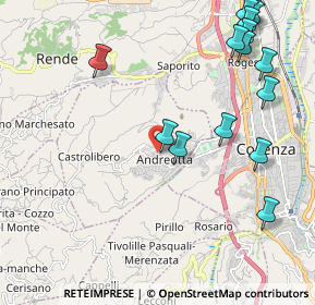 Mappa Via Papa Giovanni XXIII, 87040 Andreotta CS, Italia (2.90133)