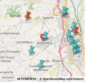 Mappa Via Papa Giovanni XXIII, 87040 Andreotta CS, Italia (2.76308)