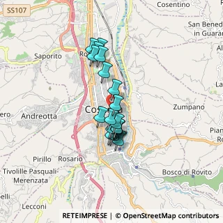 Mappa Via Giulia, 87100 Cosenza CS, Italia (1.38)