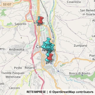 Mappa Via Giulia, 87100 Cosenza CS, Italia (1.07182)