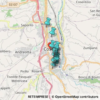 Mappa Via dei Mille, 87100 Cosenza CS, Italia (1.09267)