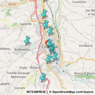 Mappa Via dei Mille, 87100 Cosenza CS, Italia (1.87545)