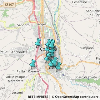 Mappa Via Antonio Bandiera, 87100 Cosenza CS, Italia (1.118)
