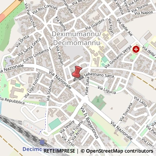 Mappa Via Sebastiano Satta, 8, 09033 Decimomannu CA, Italia, 09033 Decimomannu, Cagliari (Sardegna)