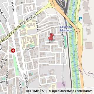 Mappa Via Lanza, 5, 87100 Cosenza, Cosenza (Calabria)
