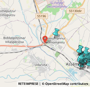 Mappa SS 196 di Villacidro, 09033 Decimomannu CA (3.87263)