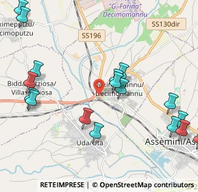 Mappa SS 196 di Villacidro, 09033 Decimomannu CA (2.79235)