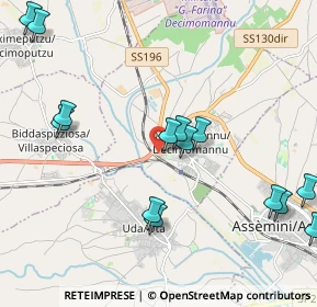 Mappa SS 196 di Villacidro, 09033 Decimomannu CA (2.67071)