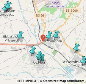 Mappa SS 196 di Villacidro, 09033 Decimomannu CA (2.97462)