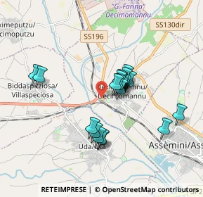 Mappa SS 196 di Villacidro, 09033 Decimomannu CA (1.5205)