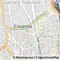 Mapa Cosenza