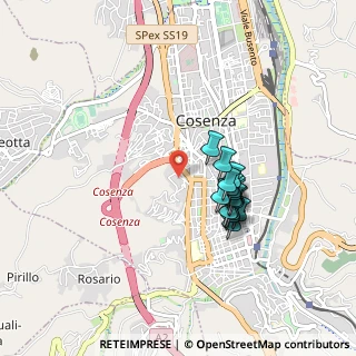 Mappa Via Gerolamo de Rada, 87100 Cosenza CS, Italia (0.79938)