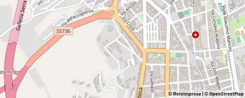 Mappa Cosenza