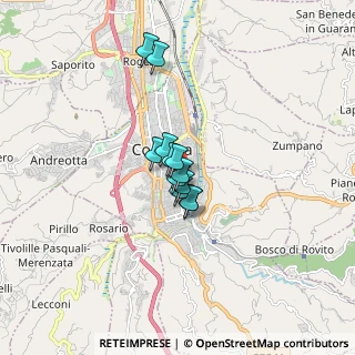 Mappa Via Alfredo Serafini, 87100 Cosenza CS, Italia (1.02333)