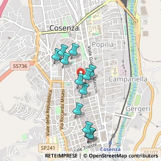 Mappa Piazza Autolinee, 87100 Cosenza CS, Italia (0.45)