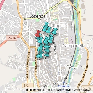 Mappa Piazza Autolinee, 87100 Cosenza CS, Italia (0.2285)