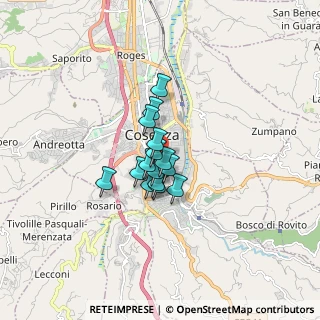 Mappa Piazza Autolinee, 87100 Cosenza CS, Italia (1.018)